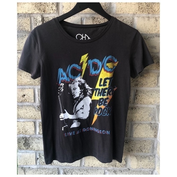 CHASER NWT AC/DC Live at Donington Graphic Tee - Picture 2 of 7